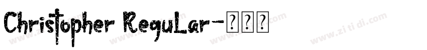 Christopher Regular字体转换
